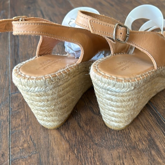 Anthropologie NAGUISA Espadrille Wedge Slingback Hand Crafted in Spain Sandals - Picture 7 of 17